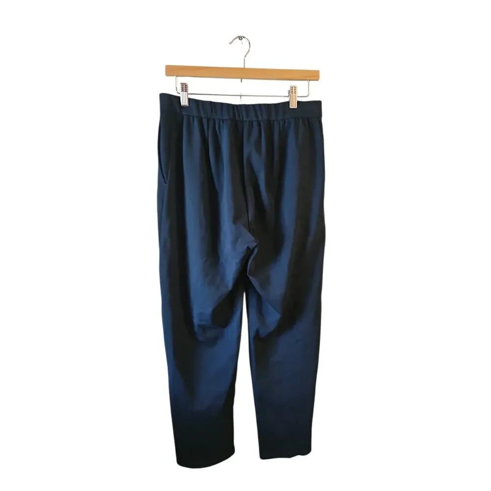 Eileen Fisher peacock teal pull on pants sz small Tencel blend WP52